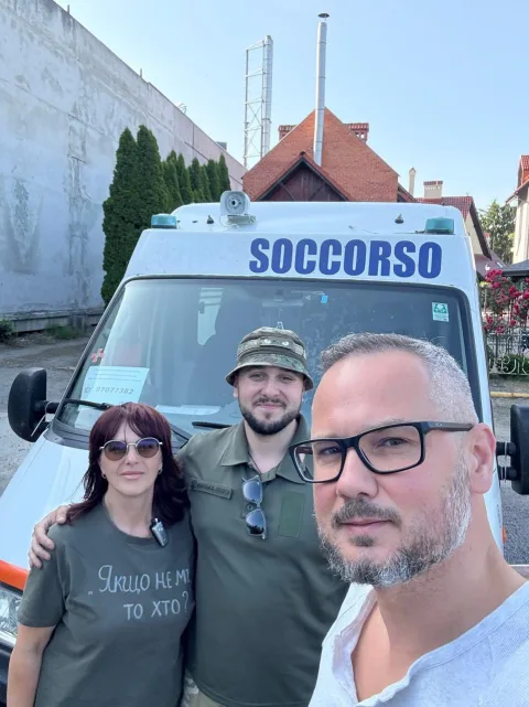 Швидка для життя: з Неаполя до Сум — подорож надії та солідарності — 2
